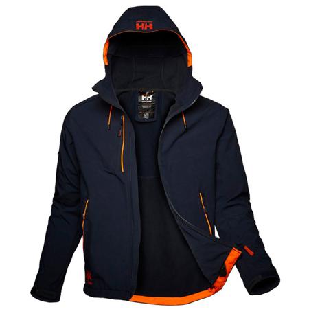 74140_590-4XL Helly Hansen Chelsea Evolution Navy, Breathable, Water Repellent Softshell Jacket, 4XL