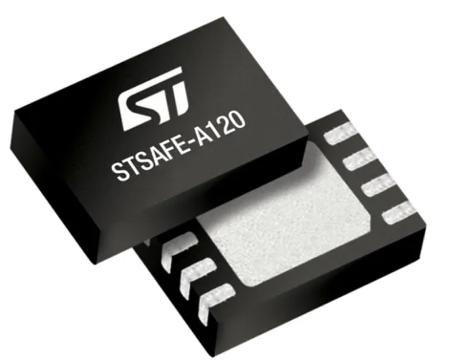 STSAFA120DFSPL05 STMicroelectronics  16 kB 8-Pin Crypto Authentication IC UFDFPN-8