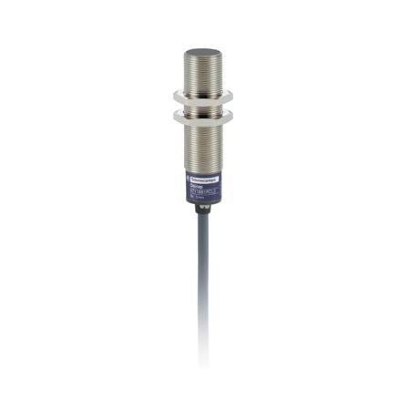 XT518B1PAL2 Schneider Electric Capacitive Barrel-Style Capacitive sensor, M18, 5 mm Detection, PNP Output