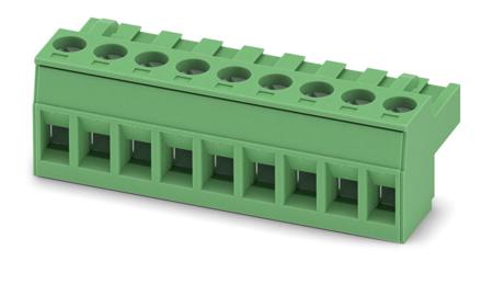 1734207 Phoenix Contact, 5.08mm Pitch, MSTBT 2.5/ 9-ST-5.08, 9 Way, Pluggable Terminal Block, Plug, Screw Termination,