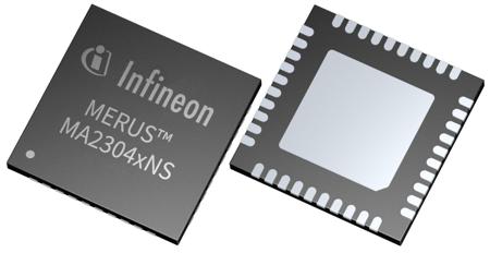 MA2304DNSXUMA1 Infineon, 2-ChannelClass-D37W, 40-Pin QFN