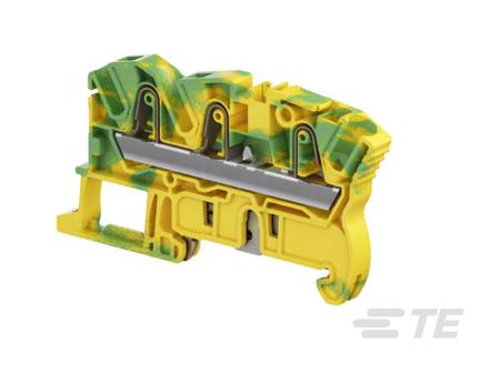 1SNK706151R0000 TE Connectivity  ENTRELEC SNA Series Green/Yellow, 0.5 → 4mm², 1-Level, Spring Clamp Termination