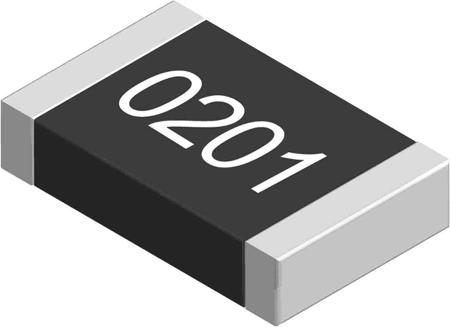 AC0201JR-0710KL Yageo AC 10 kΩ, 0201 Thick Film Resistor ±5 % 0.05 W -