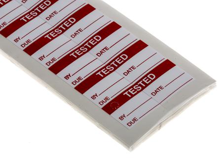 450-5981 RS PRO Adhesive Pre-Printed Adhesive Label-Tested-. Quantity: 140