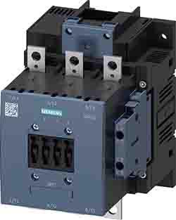 3RT1056-6AB36 Siemens SIRIUS 3RT Size S6, 3RT1 Contactor, 24 V dc Coil, 3-Pole, 185 A, 90 kW, 2NO + 2NC