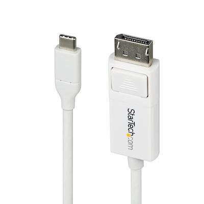 CDP2DP2MBW StarTech.com USB C to DisplayPort Adapter, USB C,  - up to 4K @ 60Hz