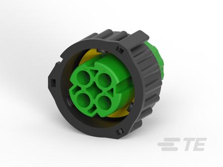 3-1719434-1 TE Connectivity Circular Connector, 4 Contacts, Cable Mount, Socket, Female, IP67, IP69K, 3-1719 Series