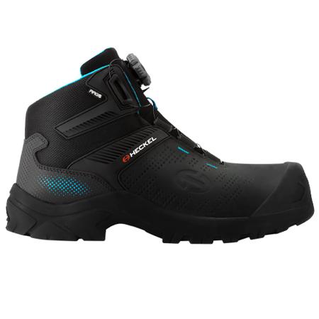 6736340 Heckel MACSOLE® ADVENTURE 3.0 Black, Blue Composite Toe Capped Men's Ankle Safety Boots, UK 6.5, EU 40