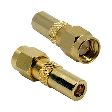 ADAPT-SMBM-SMAM Siretta Straight SMA Connector SMB Plug to SMA Plug