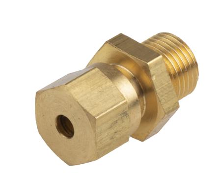 381-7277 RS PRO 1/8 BSPP Compression Fitting for Use with Thermocouple or PRT Probe, 3mm Probe, RoHS Compliant Standard