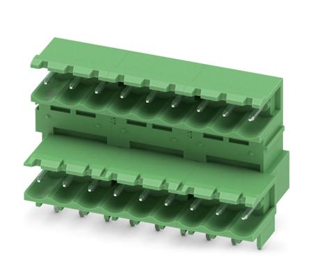 1842283 Phoenix Contact, 5.08mm Pitch, MDSTBW 2.5/ 9-G-5.08, 9 Way, Pluggable Terminal Block, Header, Solder Termination,