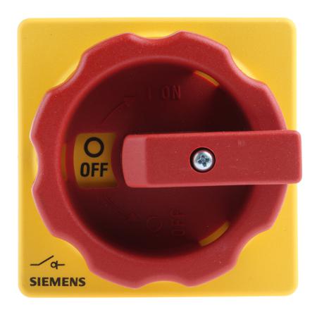 3LD2103-0TK53 Siemens 3P Pole Panel Mount Isolator Switch - 25A Maximum Current, 9.5kW Power Rating, IP65
