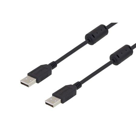 U2A00001-2M L-Com USB 2.0, Male USB A to Male USB A, 2m