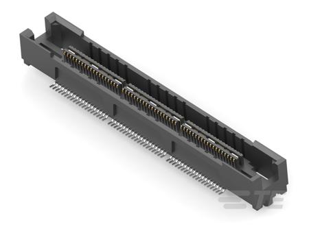 1-5767096-0 TE Connectivity MICTOR Series Vertical Board Mount PCB Header, 114 Contact(s), 0.64mm Pitch, 57 Row(s), Shrouded