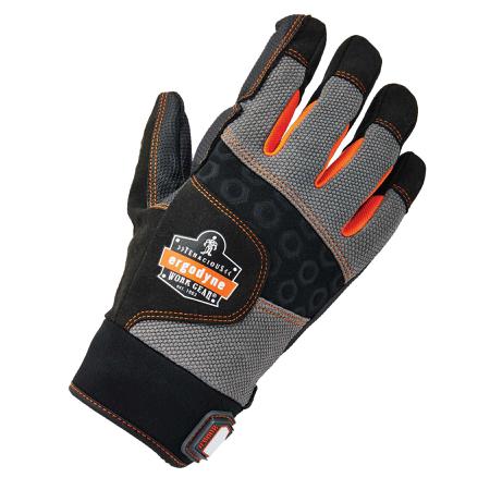 17706 Ergodyne ProFlex Black Neoprene Anti-Vibration Work Gloves, Size XXL