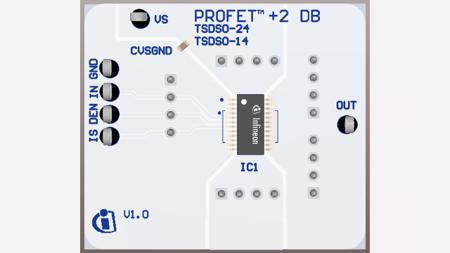 PROF2BTS70041EPRDBTOBO1 Infineon PROF_2 BTS7004-1EPR DB Evaluation Kit for  for Driving Resistive, Inductive, Capacitive