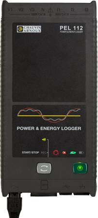 P01157156 Chauvin Arnoux PEL112 Power & Energy Data Logger, Ethernet, IRD Server, USB, Wifi, 3V / 3I Input Channel(s)