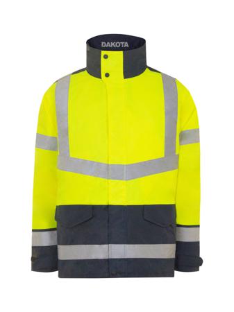 PARKADAKOT3JMXL T2S Dakota Yellow Unisex 4 IN 1 Parka, XL