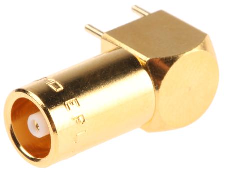 EPL.00.250.DTN LEMO 00 S Series, Jack Through Hole NIM-CAMAC CD/N 549 Connector, 50Ω, Solder Termination, Right Angle Body