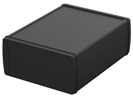84686200-HMT1-ABPH-1680-0150 Bopla Alubos (Set) Series Black Aluminium General Purpose Enclosure, IP65, Black Lid, 169 x 82 x 200mm