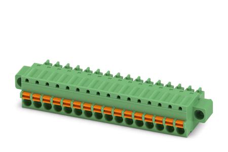 1851371 Phoenix Contact, 3.5mm Pitch, FK-MCP 1.5/16-STF-3.81, 16 Way, , Pluggable Terminal Block, Plug, Cable Mount, Spring