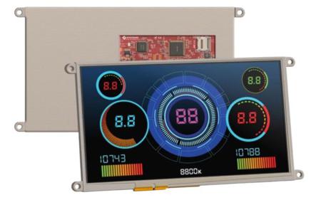 uLCD-90DT 4D Systems  TFT TFT LCD Display / Touch Screen, 9in, 800 X 480pixels