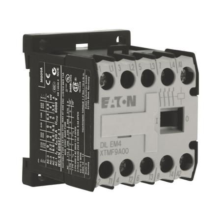 051804-DILEM4-230V50HZ-240V60HZ- Eaton xStart DILEM 1 Pole Contactor - 9 A, 230 V ac Coil, 4NO, 4 kW