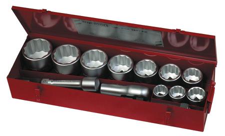 M1115MM Teng Tools 15-Piece 1 in 12 Point Socket Set