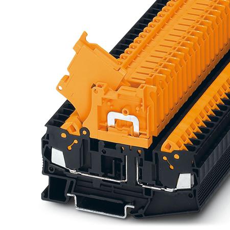 3206678 Phoenix Contact  5, QTC 2 Series Black/Orange, 0.5 → 2.5mm², Quick Connect Termination