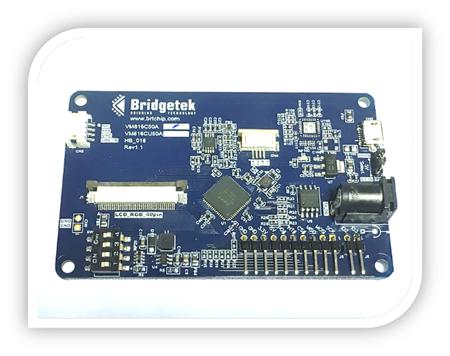 VM816C50A-N Bridgetek , EVE Credit Card Board (no display) LCD Development Module With SPI for BT816 EVE