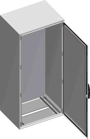 NSYSM1812502DP Schneider Electric Spacial SM Sheet Steel, Double Door Floor Standing Enclosure, 1800 x 1200 x 500mm, IP55