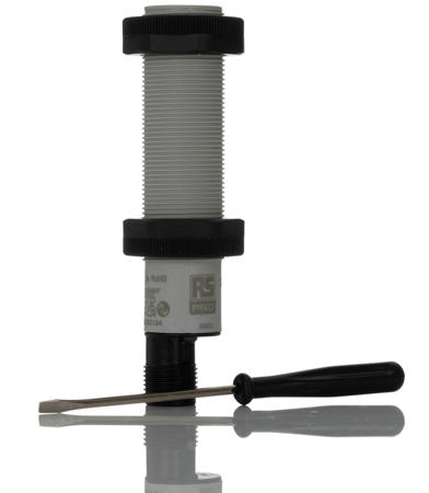 237-7237 RS PRO Capacitive Barrel-Style Proximity Sensor, M18 x 1, 8 mm Detection, NPN/PNP Output, IP67