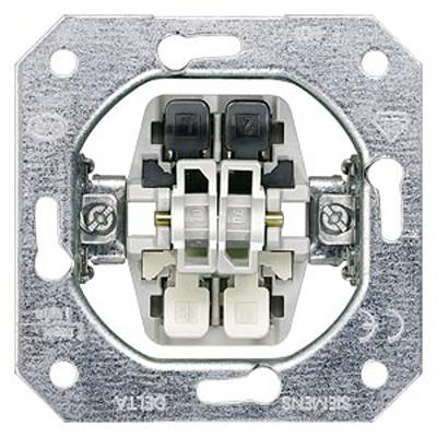 5TD2111-0KK Siemens Double Two-Way Switch Insert 10A, 5TD Series