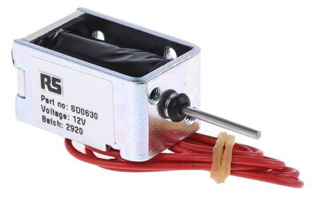 SD0630 12V Solentec Limited Linear Solenoid, 12 V dc, 29.5 x 15.9 x 20 mm