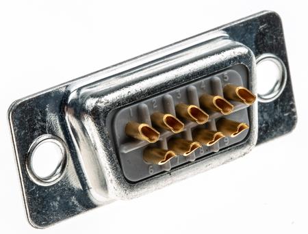 473-896 RS Pro Panel Mount Solder D-sub Connector Socket, 9 Way, 750 V dc, 5A