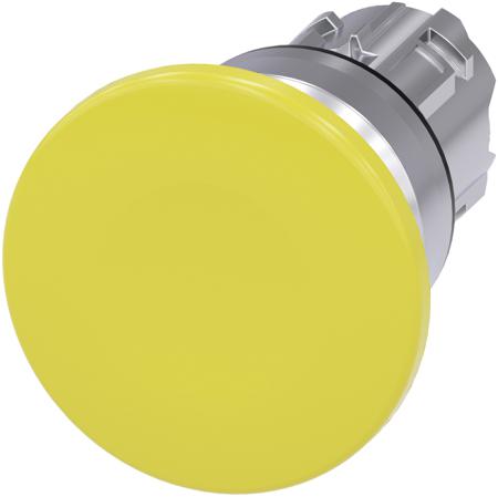 3SU1050-1BD30-0AA0 Siemens SIRIUS ACT 3SU10 Series Yellow Momentary Push Button Head, 22mm Cutout, IP66, IP67, IP69K