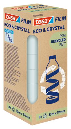 59044-00000-00 Tesa 59044 Transparent Tesafilm Eco Office Tape 19mm x 33m