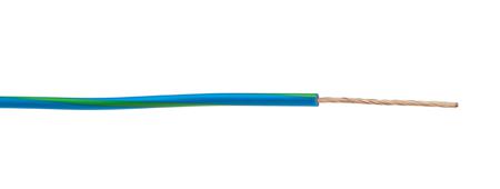 4512241S Lapp X05V-K Power Cable, 1 Cores, 0.5 mm², Unscreened, 250m, Blue/Green PVC Sheath, 20 AWG