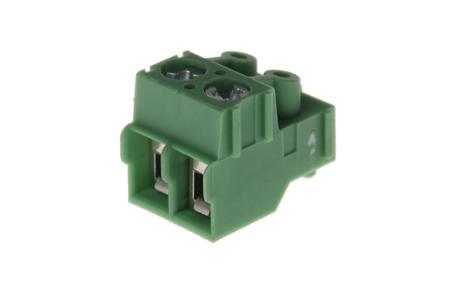 1934861 Phoenix Contact, 5mm Pitch, PT 1.5/ 2-PVH-5.0, 2 Way, Right Angle, Pluggable Terminal Block, Plug, Through Hole, Solder