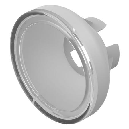 70-911.9 Indicator Lens Round Style, White, 15.4 diameter , 13.2 Long