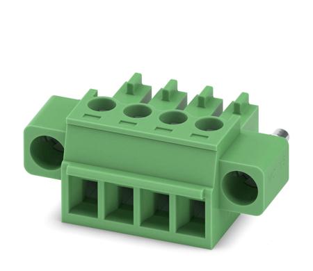1827729 Phoenix Contact, 3.81mm Pitch, MC 1.5/ 4-STF-3.81, 4 Way, , Pluggable Terminal Block, Plug, Cable Mount, Screw