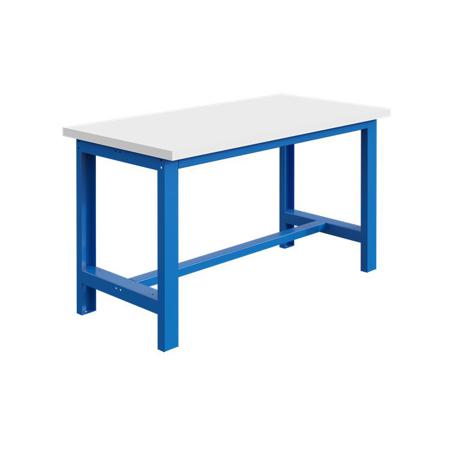 W010010107BI SOFAME  Portable Plywood, Steel Workbench, 300kg Max Load, Adjustable Height, 38mm