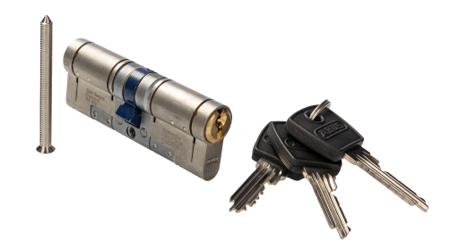 91338 ABUS , Brass Euro Cylinder Lock, 35/45 mm (80mm)