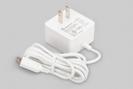 SC0623 Raspberry Pi Raspberry Pi Power Supply, Micro USB Type B with US Plug Type