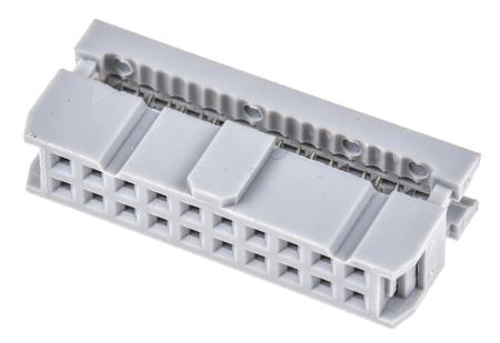 AWP 20-7240-T ASSMANN WSW 20-Way IDC Connector Socket for Cable Mount, 2-Row