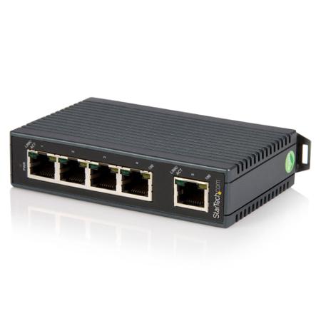 IES5102 StarTech.com Industrial Ethernet Switch, 5 RJ45 Ports