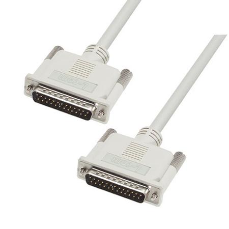 CS2N25MM-10 L-Com Male 25 Pin D-sub to Male 25 Pin D-sub Cable assembly, 10ft PVC