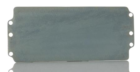 248-1052 RS PRO Steel Mounting Plate, 1.5mm H, 70mm W, 164.3mm L for Use with RS PRO Aluminium Enclosure
