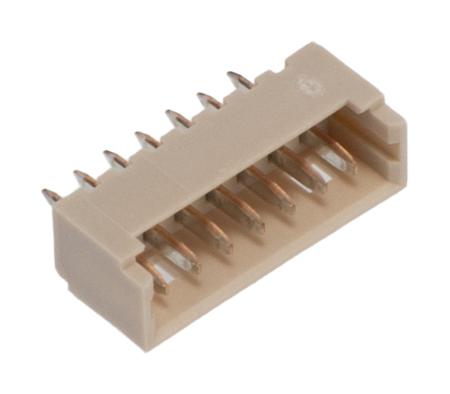 53047-0710 Molex , PICOBLADE Series, Series Number 53047, 1.25mm Pitch 7 Way 1 Row Shrouded Straight PCB Header, Through Hole
