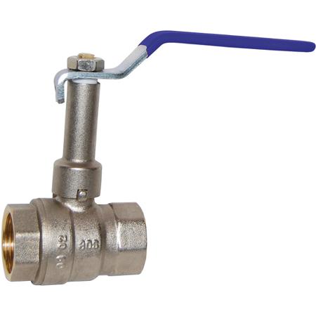 615108 Sferaco Nickel Plated Brass Ball Valve, Ball Valve, Threaded, BSP 1 1/2in, 30bar Operating Pressure